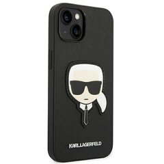 Karl Lagerfeld KLHCP14SSAPKHK iPhone 14 jaoks, must hind ja info | Telefonide kaitsekaaned ja -ümbrised | hansapost.ee