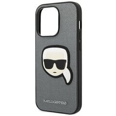 Karl Lagerfeld KLHCP14XSAPKHG iPhone 14 Pro Max jaoks, hall цена и информация | Чехлы для телефонов | hansapost.ee
