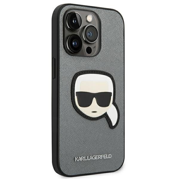 Karl Lagerfeld KLHCP14XSAPKHG iPhone 14 Pro Max jaoks, hall hind ja info | Telefonide kaitsekaaned ja -ümbrised | hansapost.ee