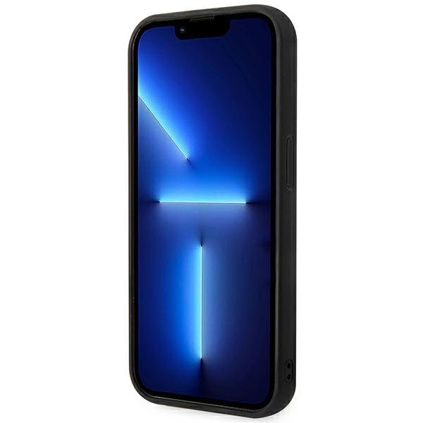 Karl Lagerfeld KLHCP14LRUPKLPK iPhone 14 Pro jaoks, must hind ja info | Telefonide kaitsekaaned ja -ümbrised | hansapost.ee