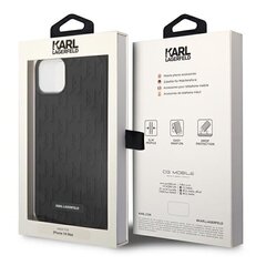 Karl Lagerfeld KLHCP14MRUPKLPK для iPhone 14 Plus, черный цена и информация | Чехлы для телефонов | hansapost.ee