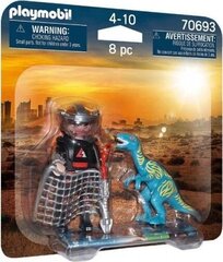 70693 PLAYMOBIL® Duo Pack Velociraptor ja dinosauruste püüdja цена и информация | Конструкторы и кубики | hansapost.ee