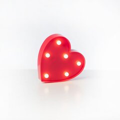 Eko-Light LED лампа Сердце цена и информация | Настольные лампы | hansapost.ee