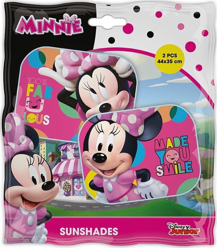 Auto aknakaitse Seven Minnie Mouse, 2 tk. hind ja info | Turvatoolide alused, istmekatted ja muud tarvikud | hansapost.ee