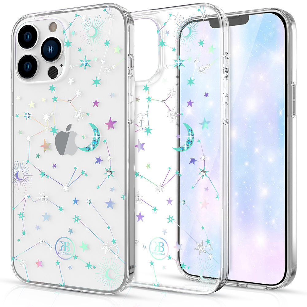 Kingxbar Lucky Series iPhone 13 Pro jaoks, läbipaistev цена и информация | Telefonide kaitsekaaned ja -ümbrised | hansapost.ee