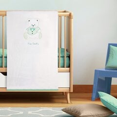 Laste pleed PIERRE CARDIN Green Bear, 110x140 cm hind ja info | Pleedid, voodikatted ja päevatekid | hansapost.ee