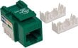 Moodul Keystone Intellinet RJ45 UTP Cat5e Punch-Down, roheline цена и информация | Juhtmed ja kaablid | hansapost.ee