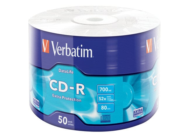 CD-R plaadid Verbatim 43787 hind ja info | Vinüülplaadid, CD, DVD | hansapost.ee