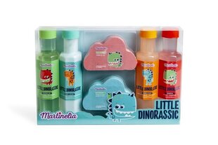 Komplekt lastele Martinelia Little Dinorassic: dušigeel + šampoon + kehakreem + vannivaht + vannipallid 2 tk. price and information | Children's and mother's cosmetics | hansapost.ee