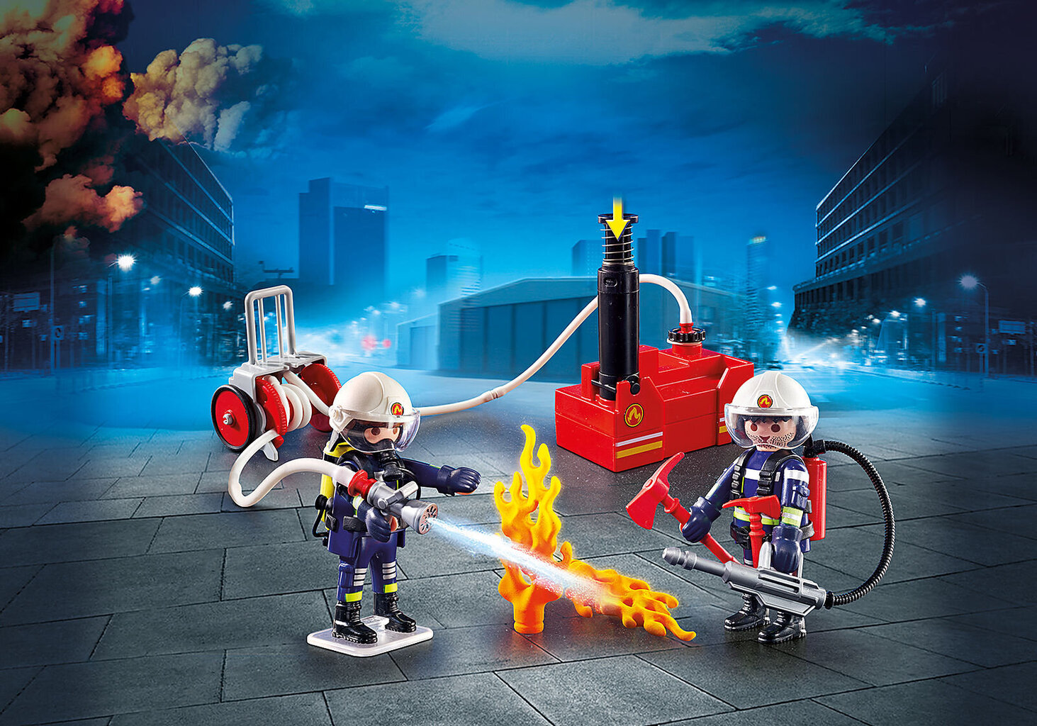 70557 PLAYMOBIL® City Action, Tuletõrjeauto põleva džiibiga цена и информация | Klotsid ja konstruktorid | hansapost.ee