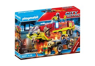 70557 PLAYMOBIL® City Action, Tuletõrjeauto põleva džiibiga цена и информация | Конструкторы и кубики | hansapost.ee