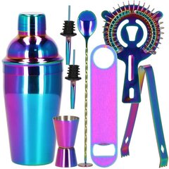 Kokteilide valmistamise komplekt PARTY KING SET, 500ml 8tk. HOLOGRAMIC hind ja info | Köögitarbed | hansapost.ee