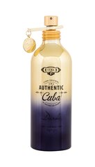 Tualettvesi Cuba Authentic Dark by Cuba EDT meestele, 100 ml hind ja info | Parfüümid meestele | hansapost.ee