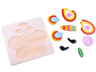 Sorter drewniany dopasuj kształty układanka 4 wieże цена и информация | Развивающие игрушки для детей | hansapost.ee