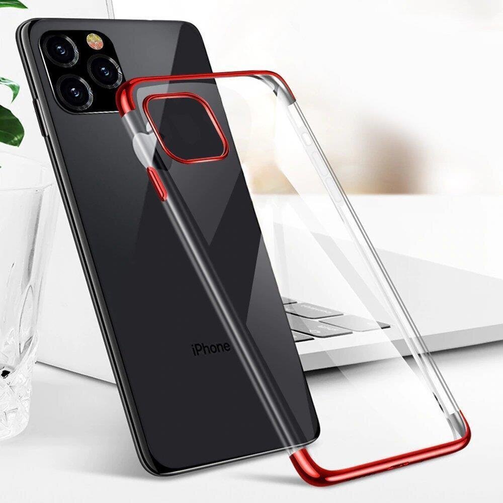 Hurtel Clear Color Case telefonile Samsung Galaxy S22 Ultra, läbipaistev hind ja info | Telefonide kaitsekaaned ja -ümbrised | hansapost.ee