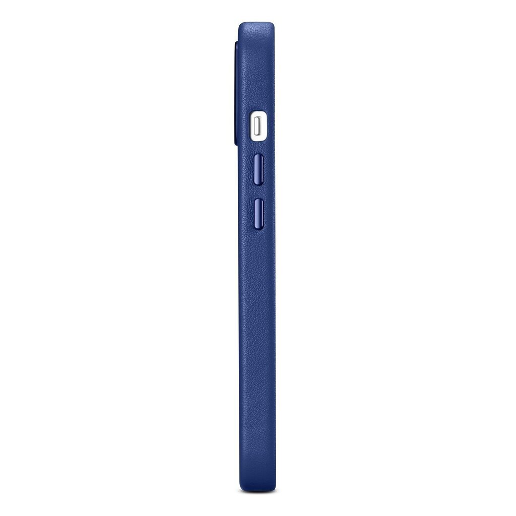 iCarer Leather iPhone 14 Plus blue (MagSafe compatible) цена и информация | Telefonide kaitsekaaned ja -ümbrised | hansapost.ee