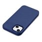 iCarer Leather iPhone 14 Plus blue (MagSafe compatible) цена и информация | Telefonide kaitsekaaned ja -ümbrised | hansapost.ee