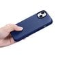 iCarer Leather iPhone 14 Plus blue (MagSafe compatible) цена и информация | Telefonide kaitsekaaned ja -ümbrised | hansapost.ee