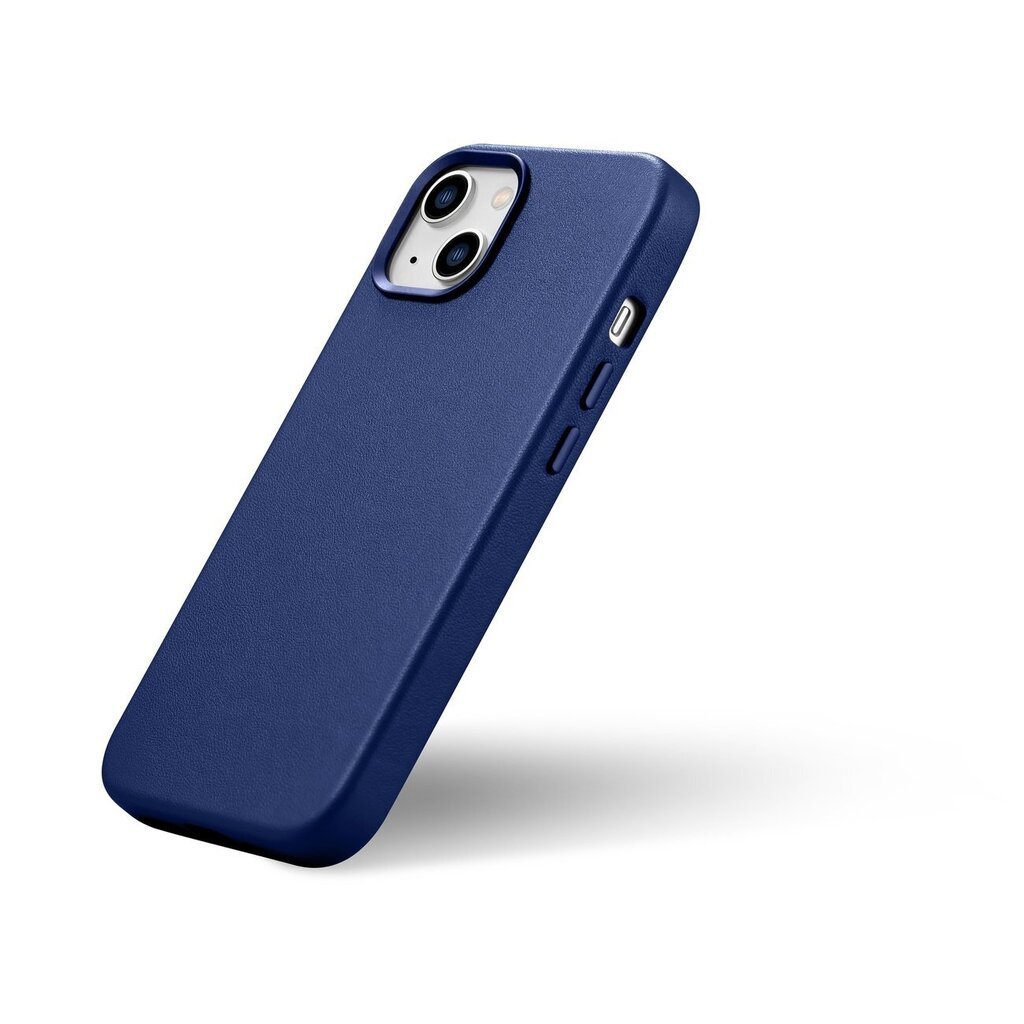 iCarer Leather iPhone 14 Plus blue (MagSafe compatible) hind ja info | Telefonide kaitsekaaned ja -ümbrised | hansapost.ee