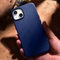 iCarer Leather iPhone 14 Plus blue (MagSafe compatible) цена и информация | Telefonide kaitsekaaned ja -ümbrised | hansapost.ee