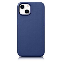 iCarer Leather iPhone 14 Plus blue (MagSafe compatible) hind ja info | iCarer Mobiiltelefonid, fotokaamerad, nutiseadmed | hansapost.ee