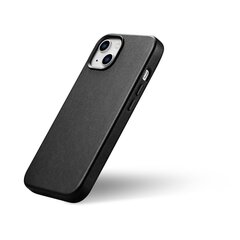 iCarer Leather iPhone 14 Plus black (MagSafe compatible) hind ja info | iCarer Mobiiltelefonid, fotokaamerad, nutiseadmed | hansapost.ee
