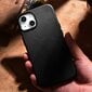 iCarer Leather iPhone 14 Plus black (MagSafe compatible) цена и информация | Telefonide kaitsekaaned ja -ümbrised | hansapost.ee