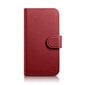 iCarer 2in1 iPhone 14 Pro Max Leather Flip Anti-RFID red (WMI14220728-RD) цена и информация | Telefonide kaitsekaaned ja -ümbrised | hansapost.ee