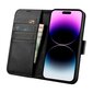 iCarer 2in1 iPhone 14 Pro Leather Flip Anti-RFID black (WMI14220726-BK) hind ja info | Telefonide kaitsekaaned ja -ümbrised | hansapost.ee