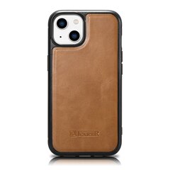 iCarer Leather iPhone 14 Plus (MagSafe compatible) brown (WMI14220719-TN) hind ja info | Telefonide kaitsekaaned ja -ümbrised | hansapost.ee