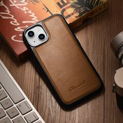 iCarer Leather iPhone 14 Plus (MagSafe compatible) brown (WMI14220719-TN) цена и информация | Чехлы для телефонов | hansapost.ee