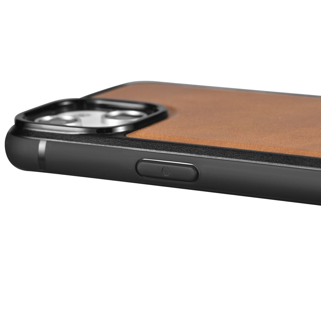 iCarer Leather iPhone 14 Pro (MagSafe compatible) brown (WMI14220718-TN) hind ja info | Telefonide kaitsekaaned ja -ümbrised | hansapost.ee