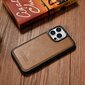 iCarer Leather iPhone 14 Pro (MagSafe compatible) brown (WMI14220718-TN) hind ja info | Telefonide kaitsekaaned ja -ümbrised | hansapost.ee