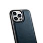 iCarer Leather iPhone 14 Pro (MagSafe compatible) blue (WMI14220718-BU) hind ja info | Telefonide kaitsekaaned ja -ümbrised | hansapost.ee