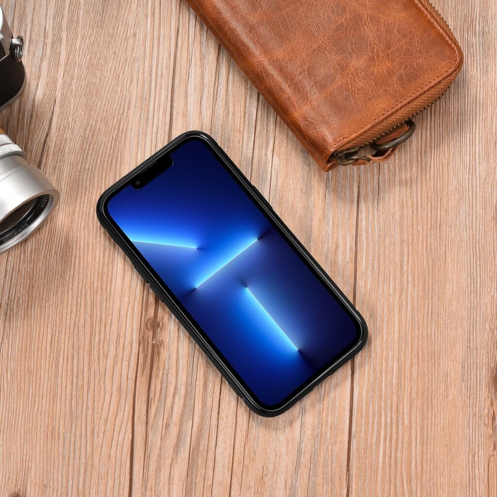 iCarer Leather iPhone 14 Pro (MagSafe compatible) blue (WMI14220718-BU) hind ja info | Telefonide kaitsekaaned ja -ümbrised | hansapost.ee