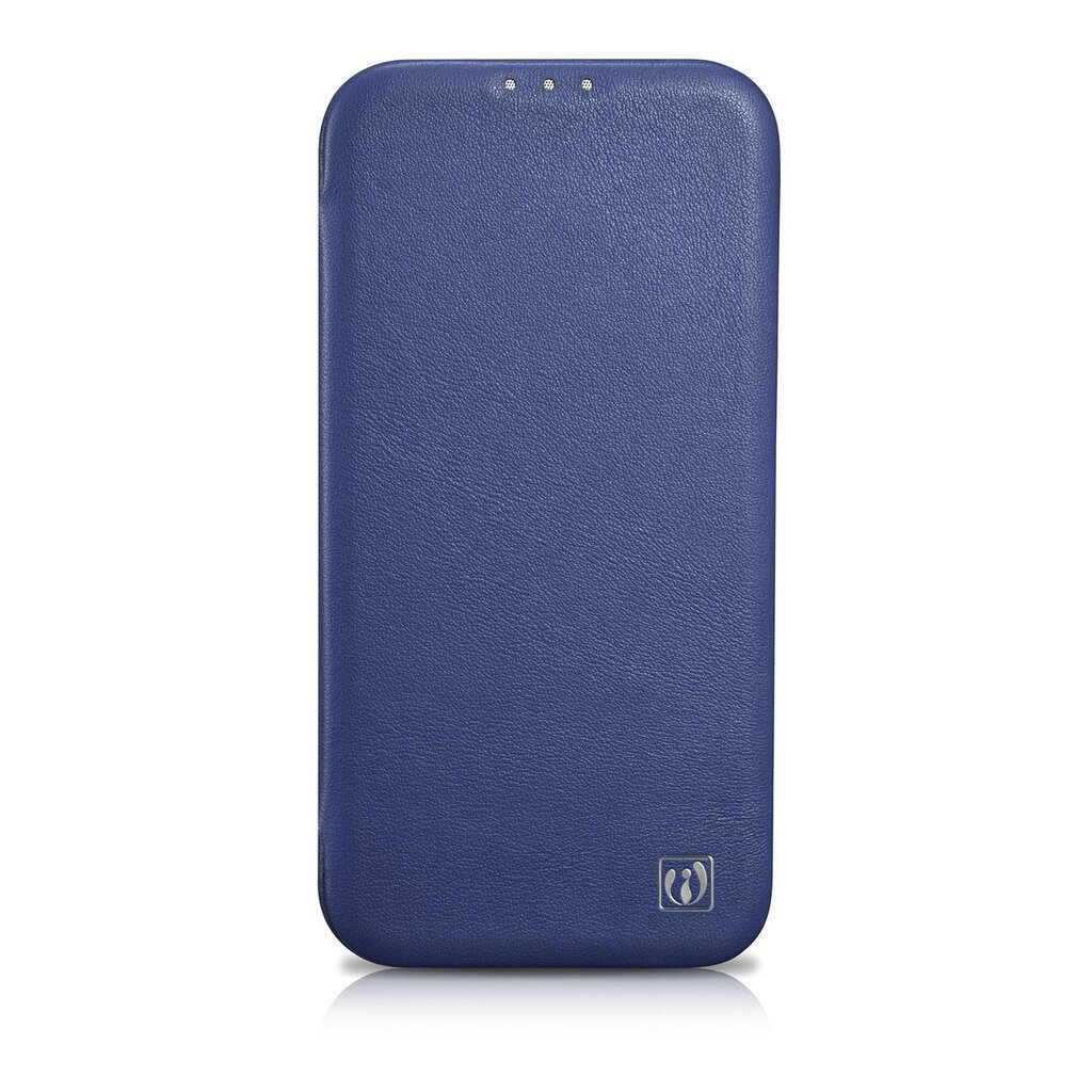 iCarer Leather iPhone 14 Plus Flip Magnetic MagSafe Blue (WMI14220715-BU) цена и информация | Telefonide kaitsekaaned ja -ümbrised | hansapost.ee