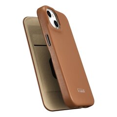 iCarer Leather iPhone 14 Plus Flip Magnetic MagSafe Brown (WMI14220715-BN) hind ja info | Telefonide kaitsekaaned ja -ümbrised | hansapost.ee