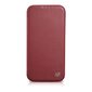 iCarer Leather iPhone 14 Pro Flip Magnetic MagSafe Red (WMI14220714-RD) цена и информация | Telefonide kaitsekaaned ja -ümbrised | hansapost.ee