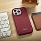 iCarer Leather iPhone 14 Pro Flip Magnetic MagSafe Red (WMI14220714-RD) цена и информация | Telefonide kaitsekaaned ja -ümbrised | hansapost.ee