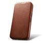 iCarer Leather iPhone 14 Plus magnetic flip MagSafe brown (AKI14220707-BN) hind ja info | Telefonide kaitsekaaned ja -ümbrised | hansapost.ee