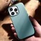 iCarer Litchi Leather iPhone 14 Pro Max Magnetic MagSafe Green (WMI14220712-GN) цена и информация | Telefonide kaitsekaaned ja -ümbrised | hansapost.ee