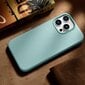 iCarer Litchi Leather iPhone 14 Pro Max Magnetic MagSafe Green (WMI14220712-GN) цена и информация | Telefonide kaitsekaaned ja -ümbrised | hansapost.ee