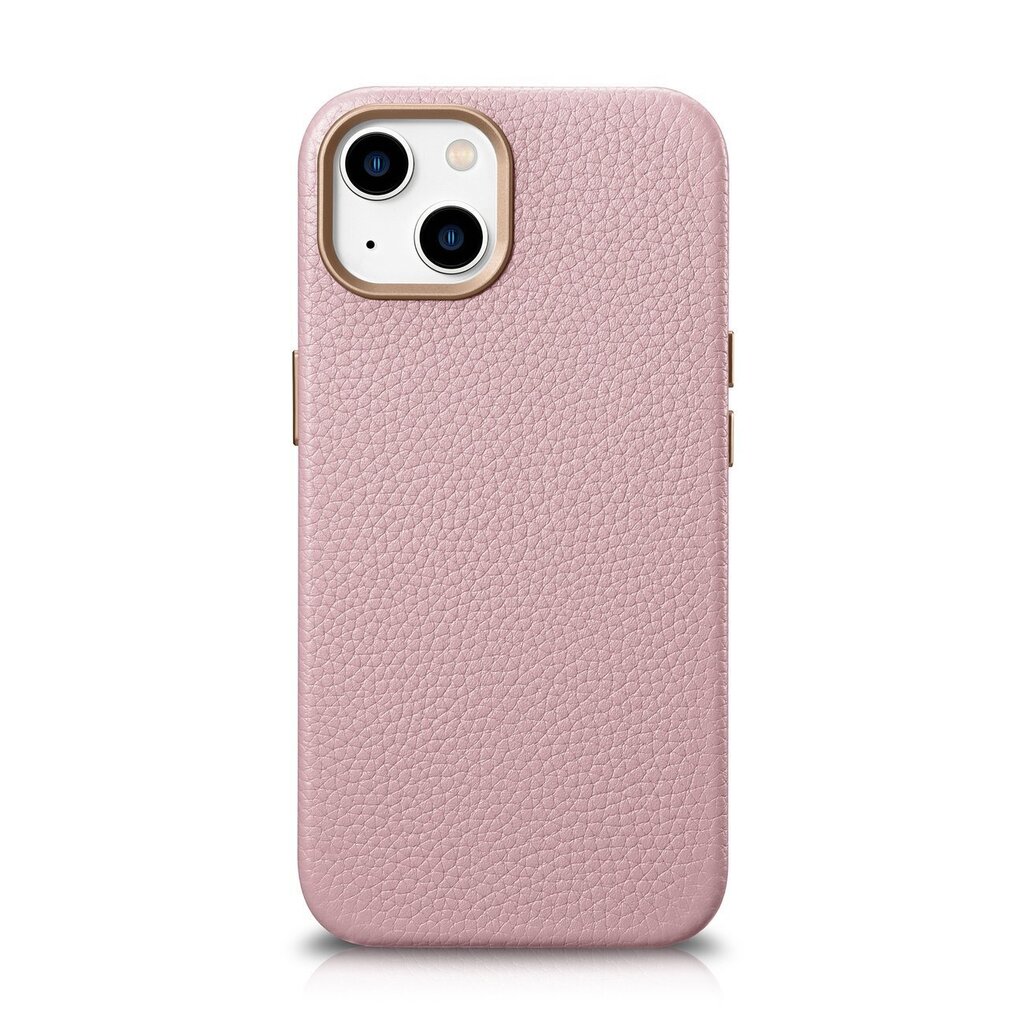 iCarer Litchi Leather iPhone 14 Plus Magnetic MagSafe pink (WMI14220711-PK) hind ja info | Telefonide kaitsekaaned ja -ümbrised | hansapost.ee