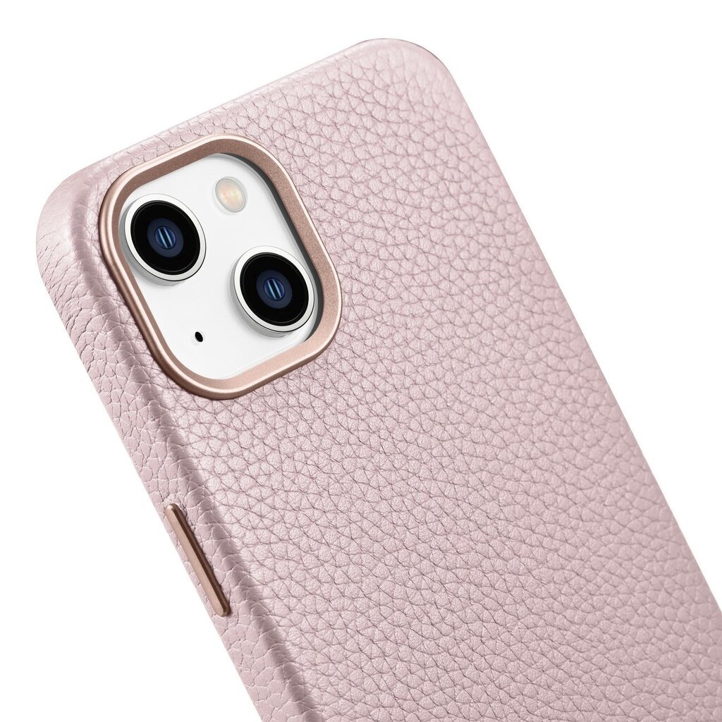 iCarer Litchi Leather iPhone 14 Plus Magnetic MagSafe pink (WMI14220711-PK) hind ja info | Telefonide kaitsekaaned ja -ümbrised | hansapost.ee