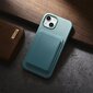 iCarer Litchi Leather iPhone 14 Plus Magnetic MagSafe Green (WMI14220711-GN) hind ja info | Telefonide kaitsekaaned ja -ümbrised | hansapost.ee