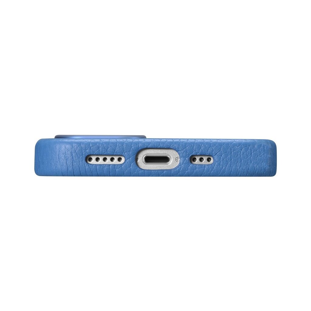 iCarer Litchi Leather iPhone 14 Plus Magnetic MagSafe Light Blue (WMI14220711-LB) цена и информация | Telefonide kaitsekaaned ja -ümbrised | hansapost.ee