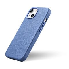 iCarer Litchi Leather iPhone 14 Plus Magnetic MagSafe Light Blue (WMI14220711-LB) hind ja info | Telefonide kaitsekaaned ja -ümbrised | hansapost.ee