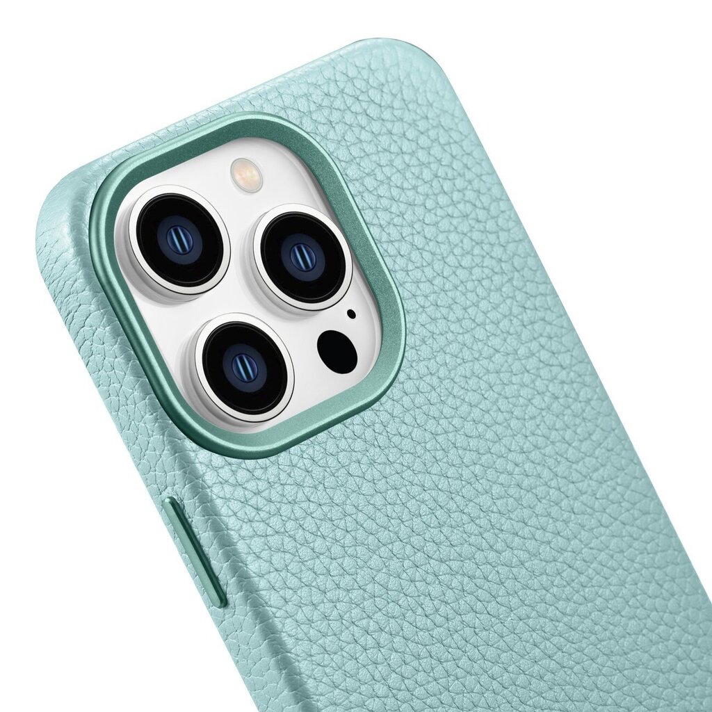 iCarer Litchi Leather iPhone 14 Pro Magnetic MagSafe Green (WMI14220710-GN) price and information | Telefonide kaitsekaaned ja -ümbrised | hansapost.ee