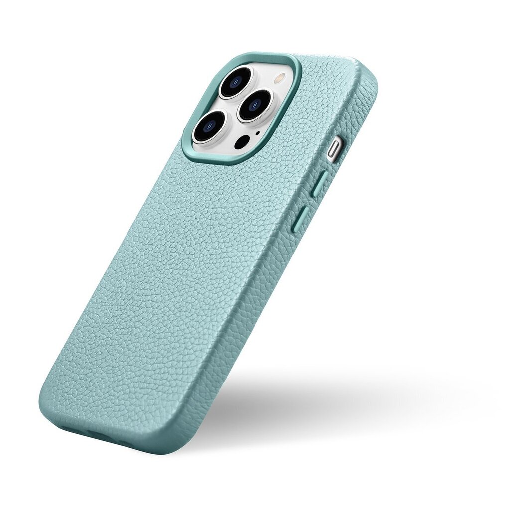 iCarer Litchi Leather iPhone 14 Pro Magnetic MagSafe Green (WMI14220710-GN) price and information | Telefonide kaitsekaaned ja -ümbrised | hansapost.ee