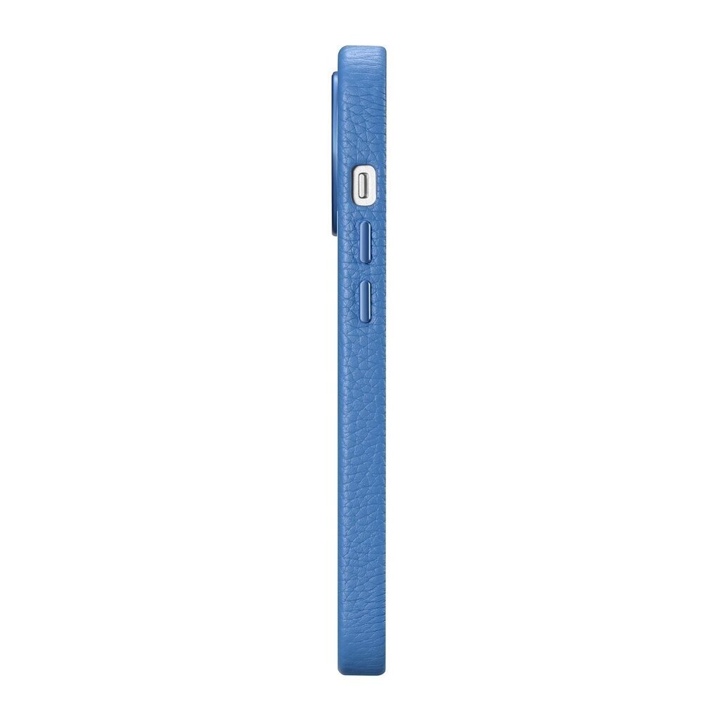 iCarer Litchi Leather iPhone 14 Pro Magnetic MagSafe Light Blue (WMI14220710-LB) hind ja info | Telefonide kaitsekaaned ja -ümbrised | hansapost.ee